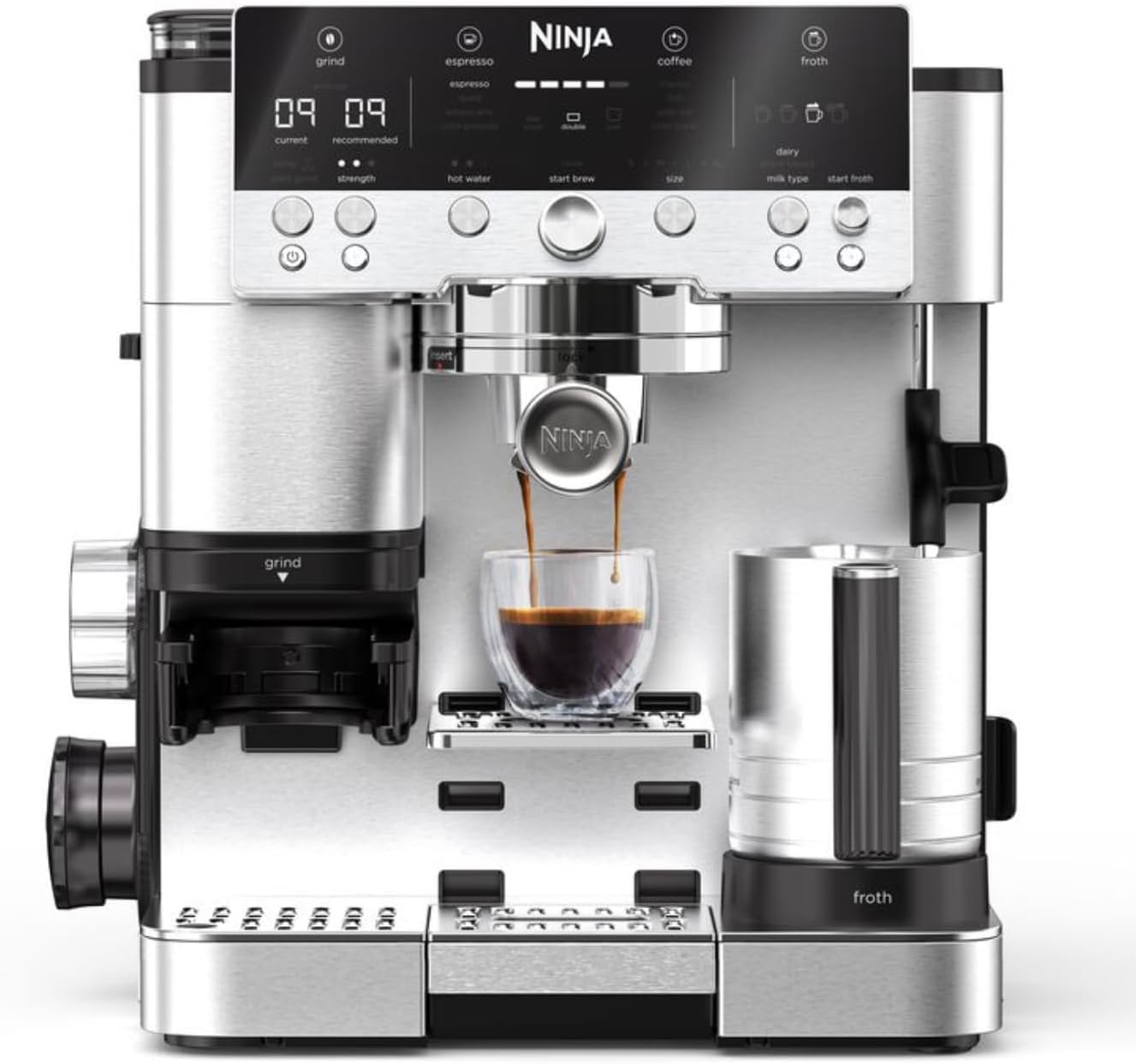 Ninja Luxe™ Café Premier Espresso Machine in Black