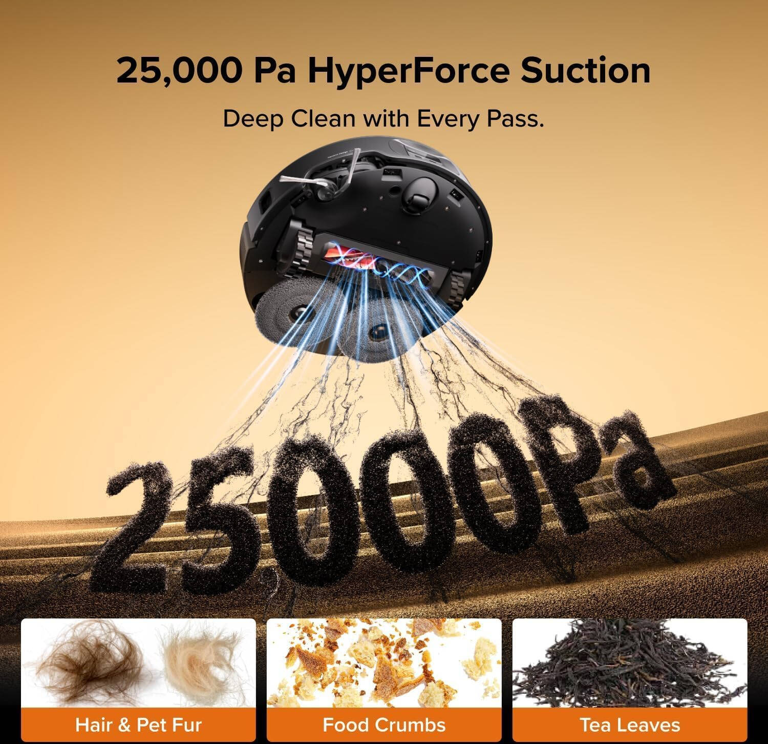 Roborock Qrevo Edge 2 Robot Vacuum & Mop, 25,000Pa HyperForce Suction, Dual Anti-Tangle System, FlexiArm Edge Cleaning, Reactive AI Obstacle Recognition, Multifunction Self-Cleaning Dock - Image 2