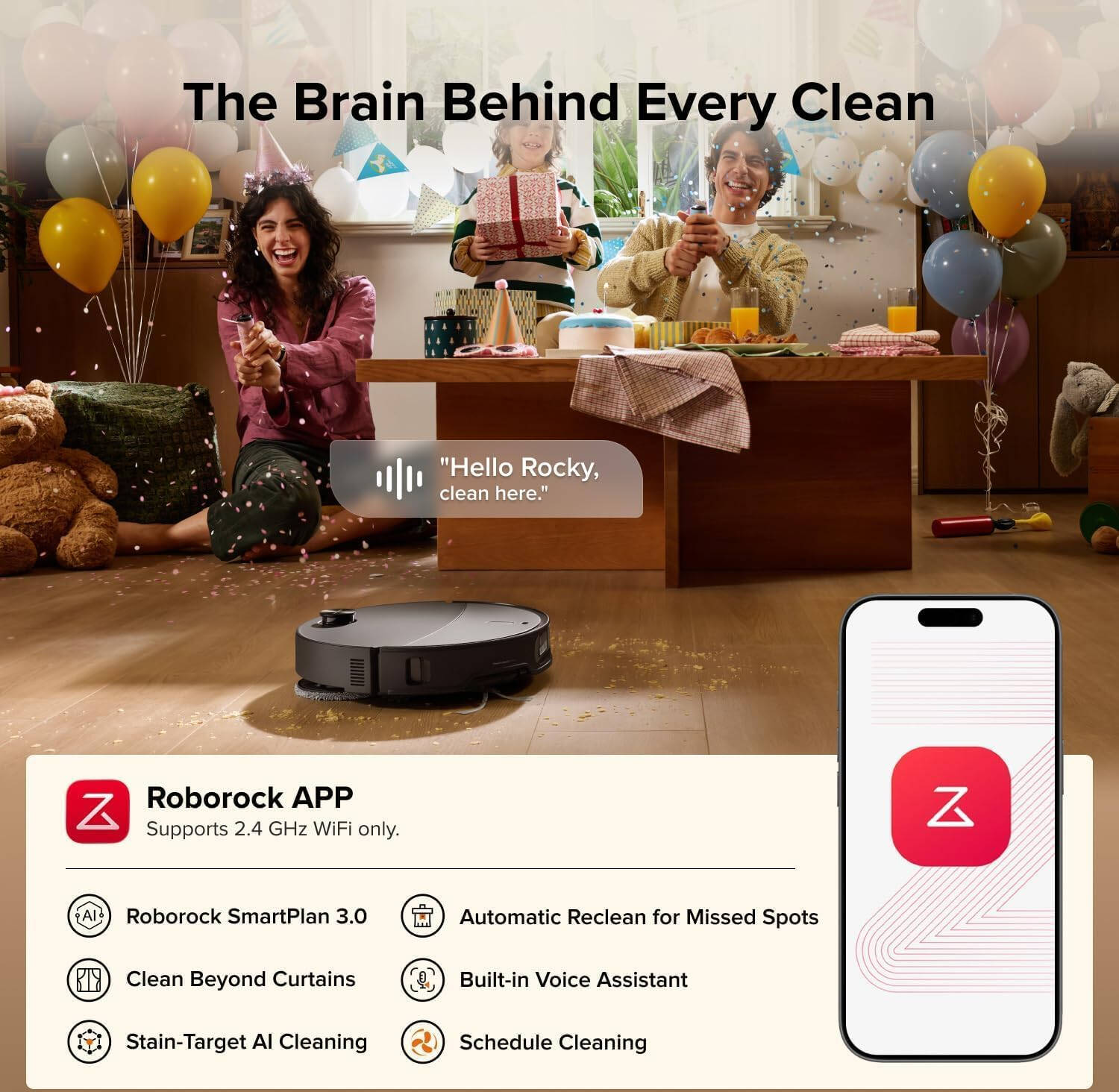 Roborock Qrevo Edge 2 Robot Vacuum & Mop, 25,000Pa HyperForce Suction, Dual Anti-Tangle System, FlexiArm Edge Cleaning, Reactive AI Obstacle Recognition, Multifunction Self-Cleaning Dock - Image 3